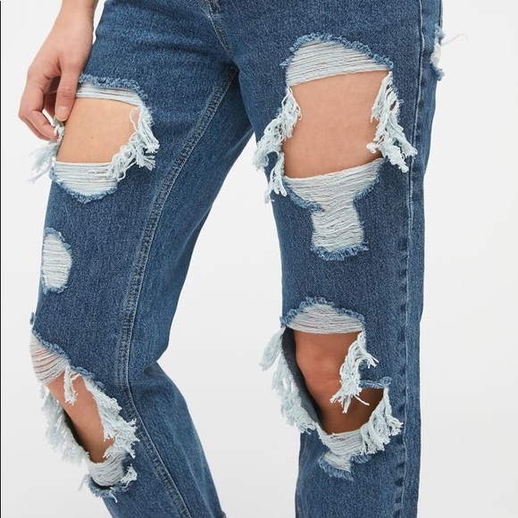 BDG RIPPED HIGH WAISTED MOM JEANS - Picture 5 of 6